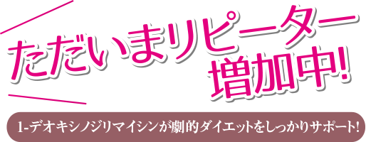 ただいまリピーター増加中！